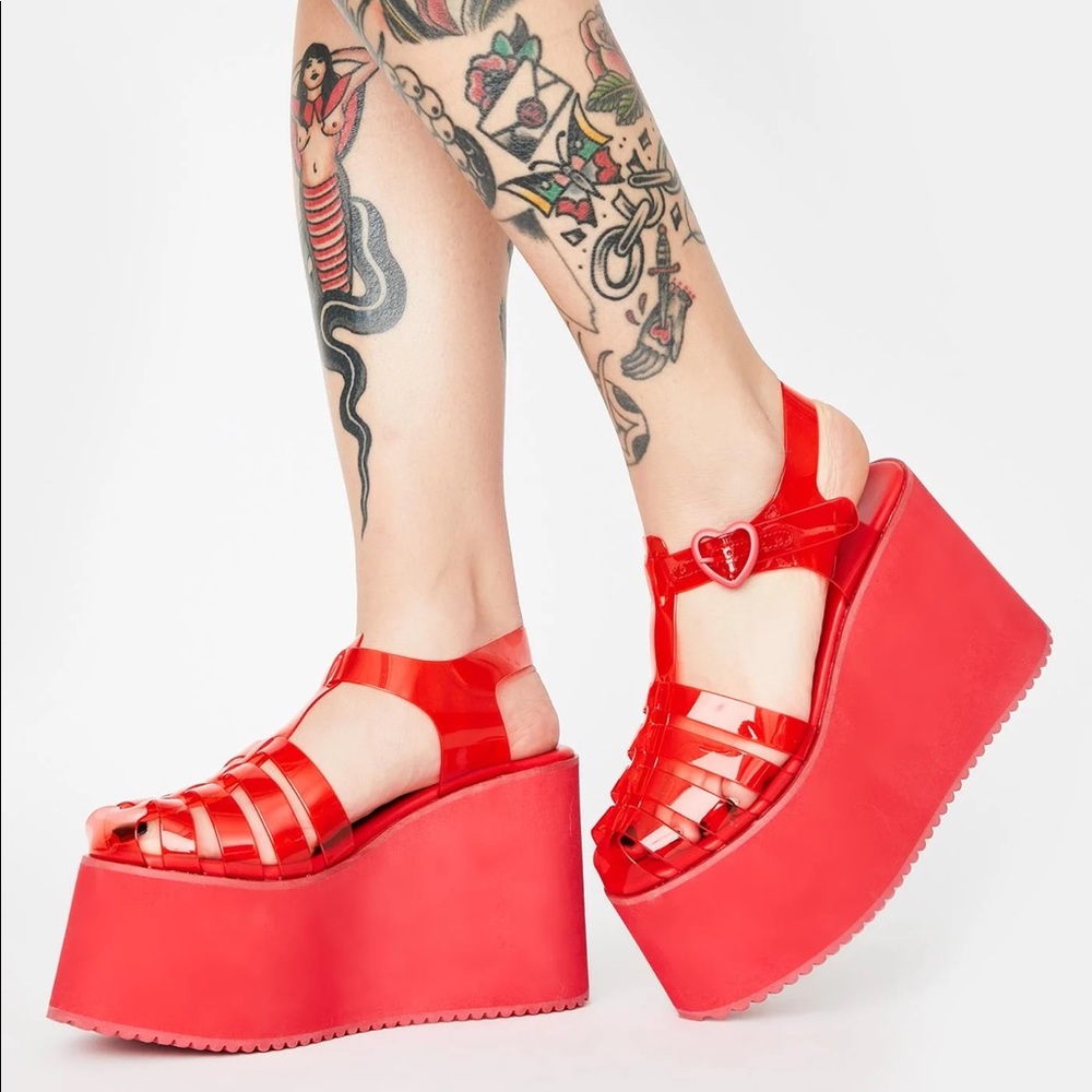 🍒CHERRY SUGAR RUSH JELLY SANDALS  🍒 bnb